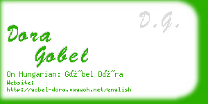 dora gobel business card